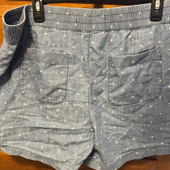 Blue Patterned Shorts - Picture 3 of 3